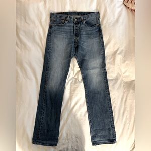 Rarely worn.  Too perfect for my children.  Perfect Levi 501 33x34